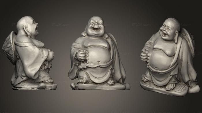 Статуэтки Будда (Статуя Будды, STKBD_0070) 3D модель для ЧПУ станка